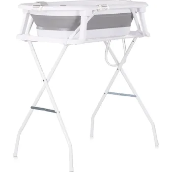 Kojenecká hygiena CHIPOLINO Vanička s podložkou a stojanem Malibu Grey