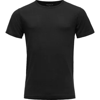 Dámské tričko Devold BREEZE PLUS MERINO 200 T-SHIRT MAN Barva: black, Velikost: XXL