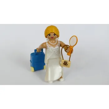 Stavebnice Playmobil Playmobil figurka s šaty, kabelkou, hřebenem a cestovním kufrem
