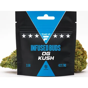 CBD THC-F Infused Buds OG Kush 3,5 g – prémiový konopný květ s THC-F Hmotnost: 3,5g