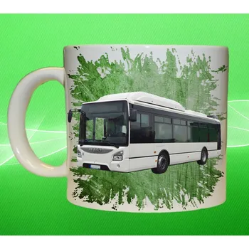 Moon River IVECO hrnek s autobusem zelený obsah 450 ml