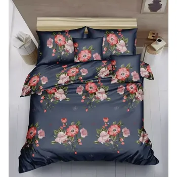 Povlečení BLACK FRIDAY 2025 ! OBOUSTRANNÉ BAVLNĚNÉ POVLEČENÍ na 2 postele 140x200/70x90 - KVĚTUŠKA + PROSTĚRADLO ZDARMA !