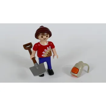 Stavebnice Playmobil Playmobil figurka s lopatou a batůžkem