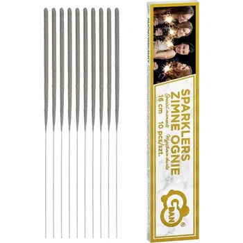 Prskavka Prskavky 16 cm, studené prskání, set 10ks (zn. Godan)