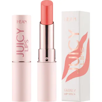 Rtěnka HEAN Juicy Lips Glossy Stick Rtěnka na rty 01 Peach Please