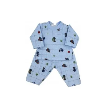 Doplněk pro panenku Oblečení - modré pyžamo pro panenku 36-38 cm