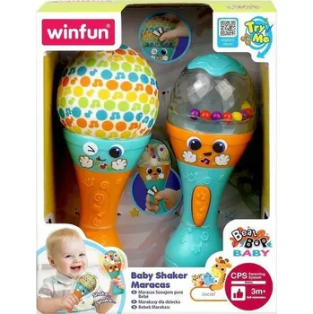 Hračka pro nejmenší Interaktivní chrastítka Winfun Baby Shaker Maracas 2 ks