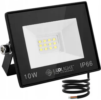 LED SVĚTLOMET HALOGENOVÁ LAMPA LED BÍLÁ STUDENÁ IP66 10W