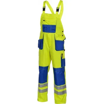 montérky PRACOVNÍ KALHOTY S LACLEM PROMAN 260 ŽLUTÉ HV 52