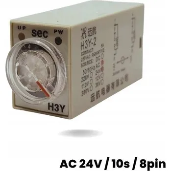 Relé Časové relé AC24V / 10 s / 8 pinů