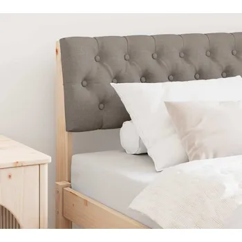 Ložnice Čalouněné čelo postele Taupe 90 cm Masivní borové dřevo
