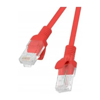 Síťový kabel Patchcord Lanberg U/UTP 5e RJ45 / RJ45 0,25 m červený