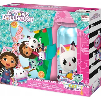 Svačinový box Dětská sada lahev na pití a svačinový box Kids Euroswan 500 ml