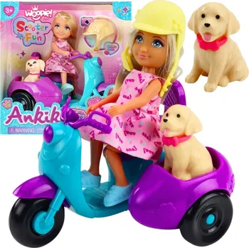 Woopie Panenka WOOPIE ROYAL Scooter s pejskem