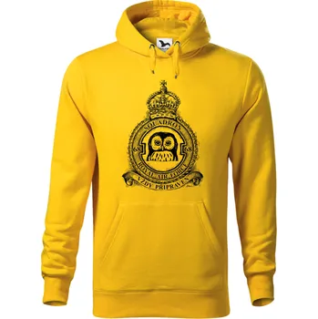 Dámská mikina Mikina - No. 68 Squadron RAF - 68. noční stíhací peruť Barva: Žlutá (04), Velikost: XXL, Střih: Pánské