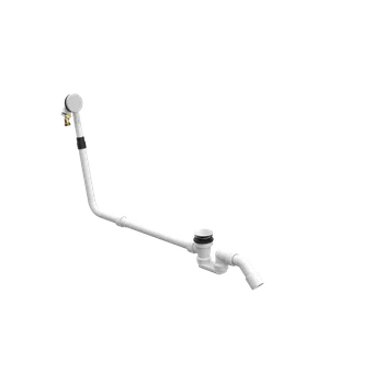 Vana Bette BetteMono Flow - Odtoková a přepadová souprava s napouštěním, prodloužená, smalt, bílá B641-000