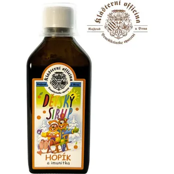 Sirup Klášterní officina – Dětský bylinný sirup Hopík a Imunitka 200 ml
