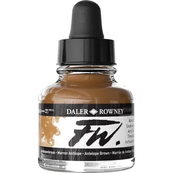 Daler Rowney FW Akrylový tuš Antelope Brown 29,5 ml 1 ks
