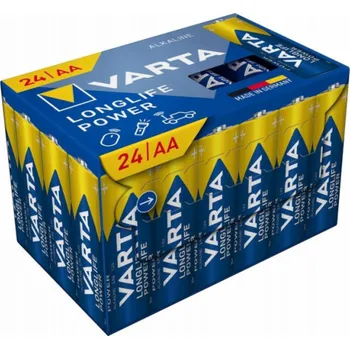 Článková baterie Varta Longlife Power Batterie LR06 Box, AA (Mignon) (24 Stück)