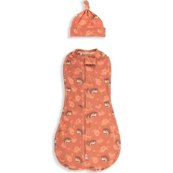 Zavinovačka Zavinovačka Sleepee First Step Swaddle s čepičkou zdarma Vintage Animals Amaranth