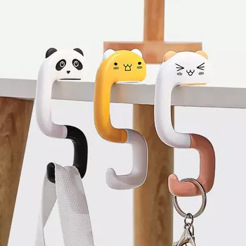 Kolíček na prádlo Háček ve tvaru kočky varianta růžovo bílá (PRH3)