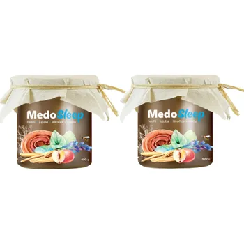 2x MycoMedica MedoSleep 800 g (Med obohacen o prášek z houby Reishi a čínské bylinky)