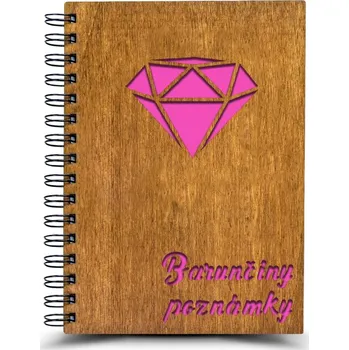 Zápisník Ahome CZ Bloček na míru Diamant Barva podkladu: modrá