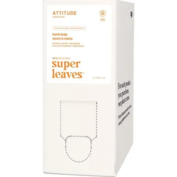 Mýdlo Přírodní mýdlo na ruce ATTITUDE Super leaves - pomerančové listy - náhradní kanystr 2 l