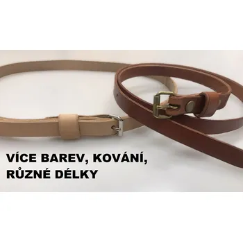 Opasek Kožený DĚTSKÝ opasek 1,5 cm (MOŽNOST VÍCE BAREVNÝCH VARIANT )