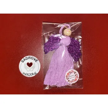 Vánoční dekorace HandMade by VeJa Anděl/andělka s mosgumy křídly č.8