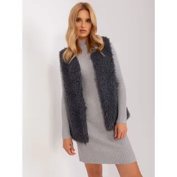 Dámská vesta Grafitová dámská vesta s podšívkou TW-