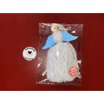 Vánoční dekorace HandMade by VeJa Anděl/andělka se sádrovými křídly č.17