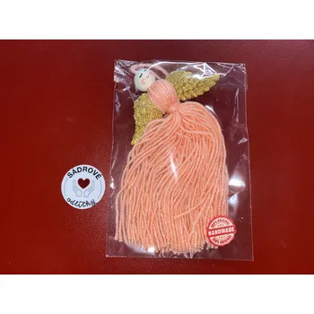 Vánoční dekorace HandMade by VeJa Anděl/andělka se sádrovými křídly č.24