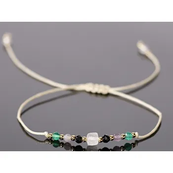 Náramek Magieprirody.cz Náramek znamení Panna (safír, ametyst, amazonit, křišťál) #1007 Shamballa