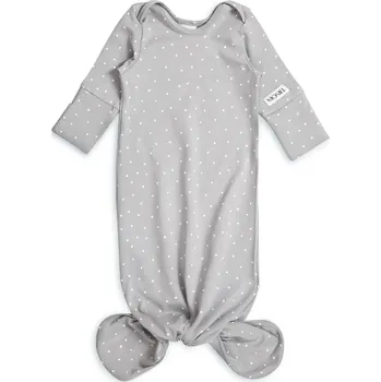 Kojenecký body Moniel Novorozenecké body s uzlem Dots šedá 0-3 měsíce
