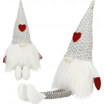 Vánoční dekorace Springos Skřítek GNOM s dlouhými nohami 70cm, vánoční dekorace