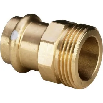 Viega PROFIPRESS S 4511 přechodový kus 28x1", s vnějším závitem, lisovací, solar, červený bronz