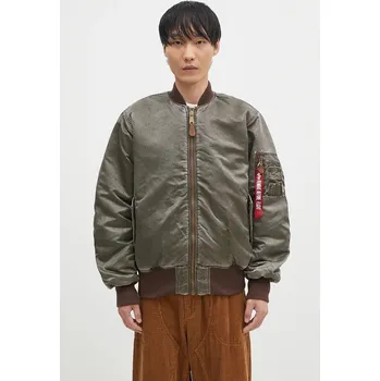 Pánské oblečení Bomber bunda Alpha Industries MA-1 Vintage, XL, zelená, 81A