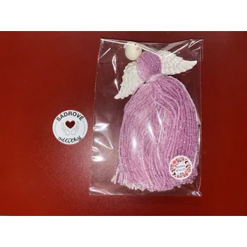 Vánoční dekorace HandMade by JaJa Anděl/andělka se sádrovými křídly č.15