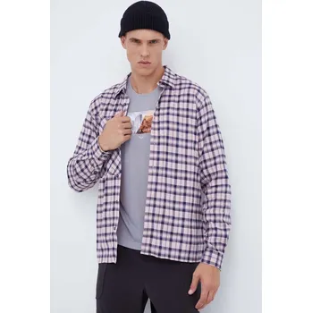 Pánská košile Košile Salewa Fanes pánská, růžová barva, regular, s klasickým límcem 00.0000028446 30X, vel. S