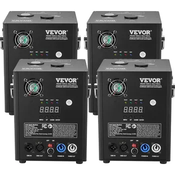 Speciální světelný zdroj Vevor Generátor studených jisker 4×500W, nastavitelný 6.6–13ft, dmx, led