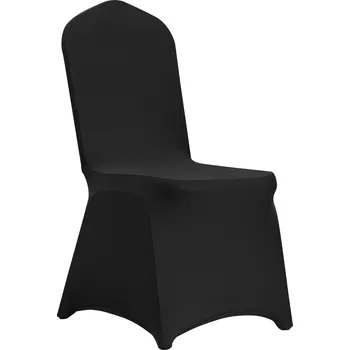Potah na židli Vevor Návlek na skládací židle streč spandex univerzální 30 ks černé