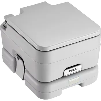 Chemické WC Vevor Přenosné WC do kempu, 3.2 Gal nádrž, tlačítkové splachování, s taškou