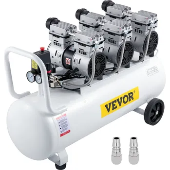 Kompresor Vevor Vzduchový kompresor bezolejový 22 gal / 100 l, 2,2 kW, tichý