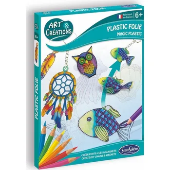 kreativní sada SentoSphere Magická folie klíčenky a magnetky