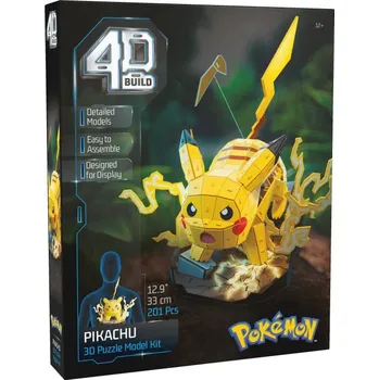 3D puzzle Spin Master 4D Build Pikachu 201 dílků