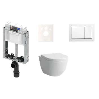 Klozet Tece Cenově zvýhodněný závěsný WC set k zazdění + WC Laufen Laufen Pro KMPLPROAT
