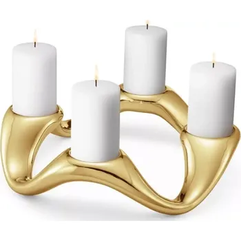 Adventní svícen-Georg Jensen Cobra,zlatý