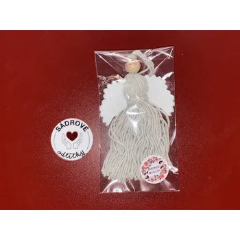 Vánoční dekorace HandMade by VeJa Anděl/andělka s mosgumy křídly č.27