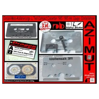 Einstell-Mess-Kalibrierungs- u. Test-Compact Cassetten 1965 -1995 Bildband inkl. Gauge - Einstelllehren - Sültz, Uwe H.